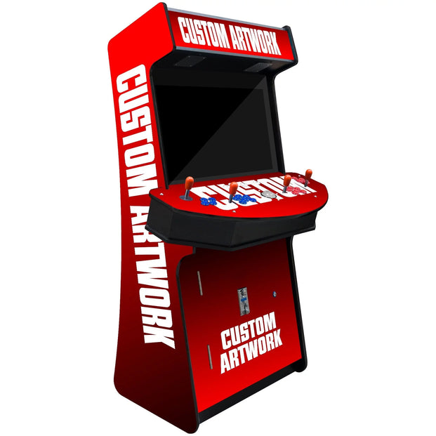 Custom Artwork 4P Slim Stand Up Arcade Machine